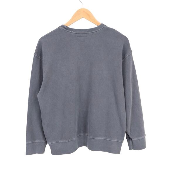 American Giant Men's Vintage Washed Relaxed French Terry Crew Grey Small - Picture 2 of 7